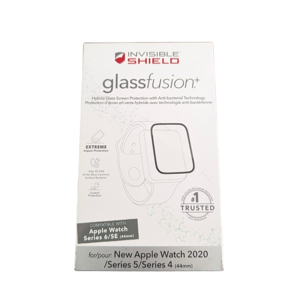 Z9N Invisible Shield GlassFusion Screen Protector For 44mm Apple Watch 6/SE/5/4
